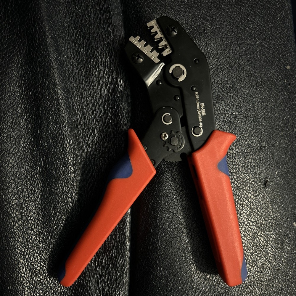 Crimping Tool SN-58B AWG 24-16 Terminal 0.25-1.5mm Plier Ratchet