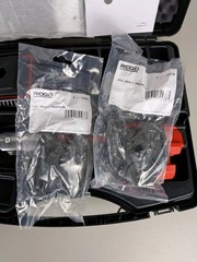 RIDGID RP 115 Mini Press Tool Kit 1/2 in to 3/4 Copper Stainless and 1 Battery