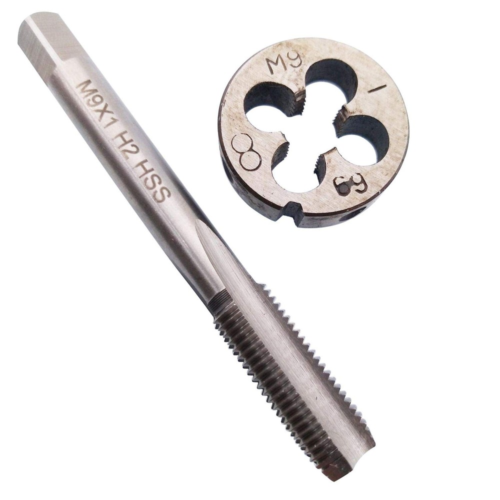 HSS M9 x 1mm Tap And M9 x 1.0mm Die Metric Thread Right Hand Machine Tool Kit