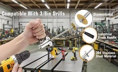 PVC Pipe Cutter Tool for Drill-Internal/Inside Pipe Cutting, Updated Pipe Cutter