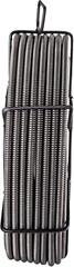 Drain Cleaning Cable 100 FT X 3/8 Inch, Solid Core Steel Sewer Cable with 4 Cutt