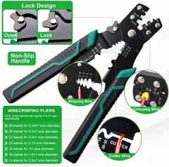 820PCS Crimping Pliers and Pin Connector Kit for Car Electrical Wire Terminals 2