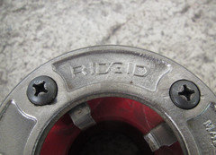 Ridgid 12-R 1-1/2&Prime; NPT 37410 Ratchet Pipe Threader Die Head Used Free Shipping