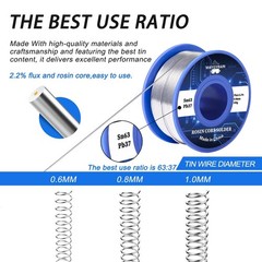 Solder Wire 63/37, high Purity no-wash tin-Lead Rosin cored Wire with 2.2% Fl&hellip;