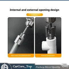 Fit For PVC Pipe Threader Kit Internal External Threading Maker Tool