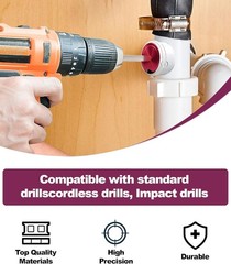 Versatile 9-Piece PVC Pipe Reamer Set &ndash; Aluminum