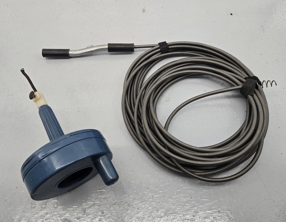 Drain Auger Set of 2 3/8 in & 1/4 in Cable, Plumbing Tool