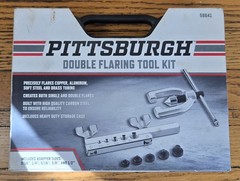 PITTSBURGH Double Flaring Tool Kit Mod #58641