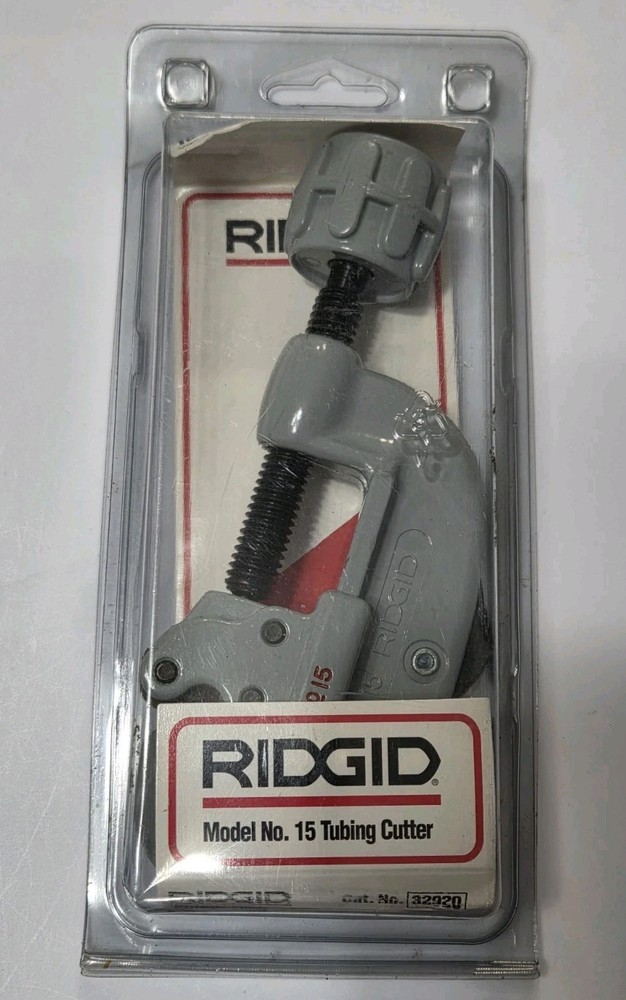 NOS RIDGID 15 Screw Feed Tubing and Conduit Cutter &ndash; 32920 New/Sealed
