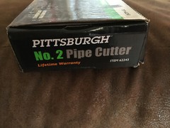 New No.2 Pipe Cutter, Cuts up to 2-1/2&Prime; By PITTSBURGH