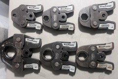 Ridgid ProPress Jaws 1/2&rdquo; 3/4&rdquo; 1&rdquo; 1-1/4&rdquo; 1-1/2 &ldquo;2 &ldquo;Total 6 Stander Jaws