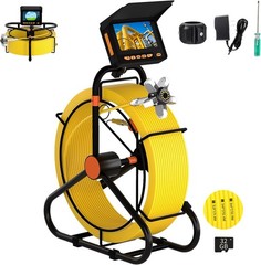 Ultimate Waterproof Plumbing Camera &ndash; 100FT Length, 32GB & Long Battery Life