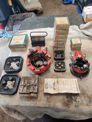 Vintage REED Mfg. Co. Pipe Threader Set with Dies (LARGE LOT)