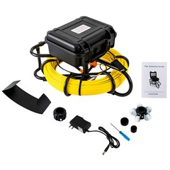 200ft Pipeline Inspection Camera, Sewer Main Inspection,12PCS LED Scope 12V