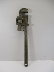 DUNLAP Tools 18&Prime; PIPE WRENCH Made of TOOL STEEL Drop Forged in USA Bright EC