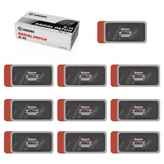 Heavy Duty Tire Repair Patches &ndash; 10 Large Radial Tire Patches for Vehicles