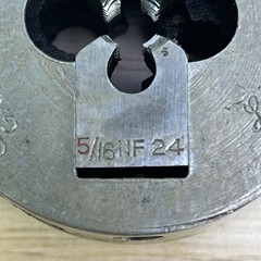 GTD Greenfield Die Little Giant 5/16&Prime; NF 24 Insert Die Collet OD 2&rdquo; USA Made