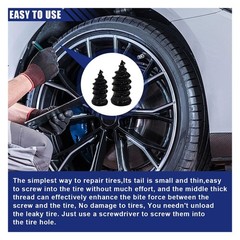 Tire Repair Kit 100PCS Rubber Nails for Cars, Motorcycles, Trucks & ATVs