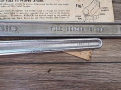 The Ridge Tool Co Ridgid Pipe Tube Bender 1/2 No. 398 USA Excellent Condition