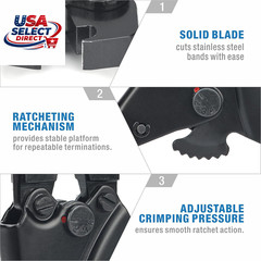 Icrimp PEX Cinch Clamp Removal Tool for 3/8&Prime; to 1&Prime; Clamps