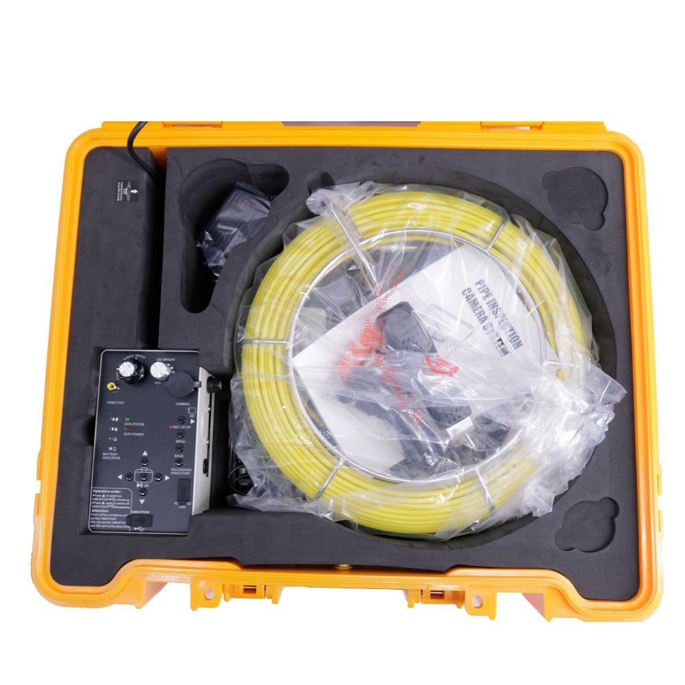 Brand New Waterproof Pole Pipe Sewer Camera Inspection with 512 Transmitter 710D