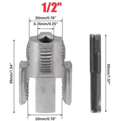 ⭐Integrated Internal & External Pipe Threading-Tool PVC Pipe Threader Kit USA