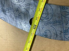 Garlock Style 2900 Industrial Pipe GASKET 29&Prime; ID , 37&Prime; OD