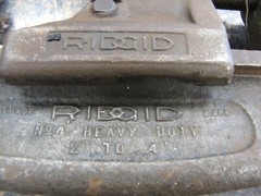 Vintage Ridge Tool Large Number 4 2&Prime; to 4&Prime; Pipe Cutter