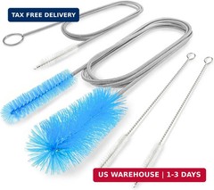 Flexible Drain Brush, 66 Inch Long Double Ended Hose Pipe and 58 Inch Tube Clean