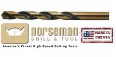 1/2&Prime; Drill Bit USA Super Premium High Speed Steel Norseman/Viking 05860
