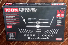 ICON 41pc. SAE Professional Tap and Die Set with Storage Case &ndash; Model #59158