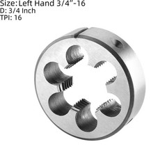 Burkit 3/4&Prime;-16 UNF Tap and Die Set Left Hand, 3/4 x 16 UNF Machine Thread Tap&hellip;