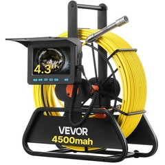98ft Sewer Camera, 4.3&Prime; Display, Waterproof