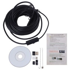 50 FT Pipe Inspection Camera USB Video Sewer Drain-Cleaner,Water-proof