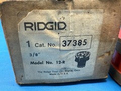 Ridgid 37385 3/8&Prime; Manual Hand Threader Die Head Assembly 12-R