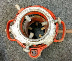 Ridgid 4P-A 2 1/2&Prime; to 4&Prime; Pipe Threader, With 2 1/2 Blades, Super Heavy Duty, USA