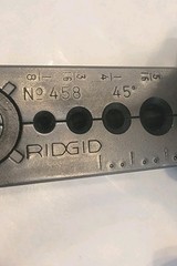 Ridgid 458 Flaring Hand Tool 45 degree SAE 1/8-3/4&Prime;
