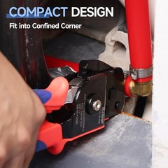 Icrimp One-Hand PEX Pipe Cinch Tool Meet ASTM F2098 Standard Clamps, Crimping To