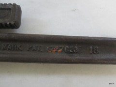 Ridgid Heavy Duty 18 Inch Pipe Wrench Steel The Ridge Tool Co.