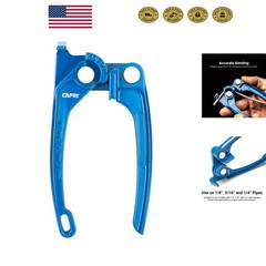Precision Tube Bender for Copper, Brass & Aluminum &ndash; 0-120 Degrees Adjustable