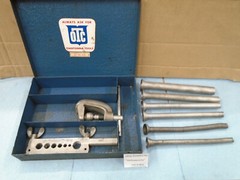 Owatonna OTC Set # 854 Single Flaring Set & 6 Pc Wire Spring Tubing Bender D452