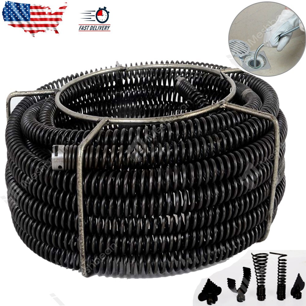 7/8&Prime; Cable fits RIDGID K60 C10 50&prime; Sectional Pipe Drain Cleaning Cable &Cutter