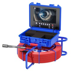 9&Prime; 50m Sewer Pipe Inspection Camera w/ 512hz Locator Meter Counter Self Leveling