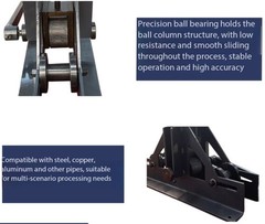 TR-40 Steel Pipe Bending Machine, Manual Square Tube Roller Bending Machine