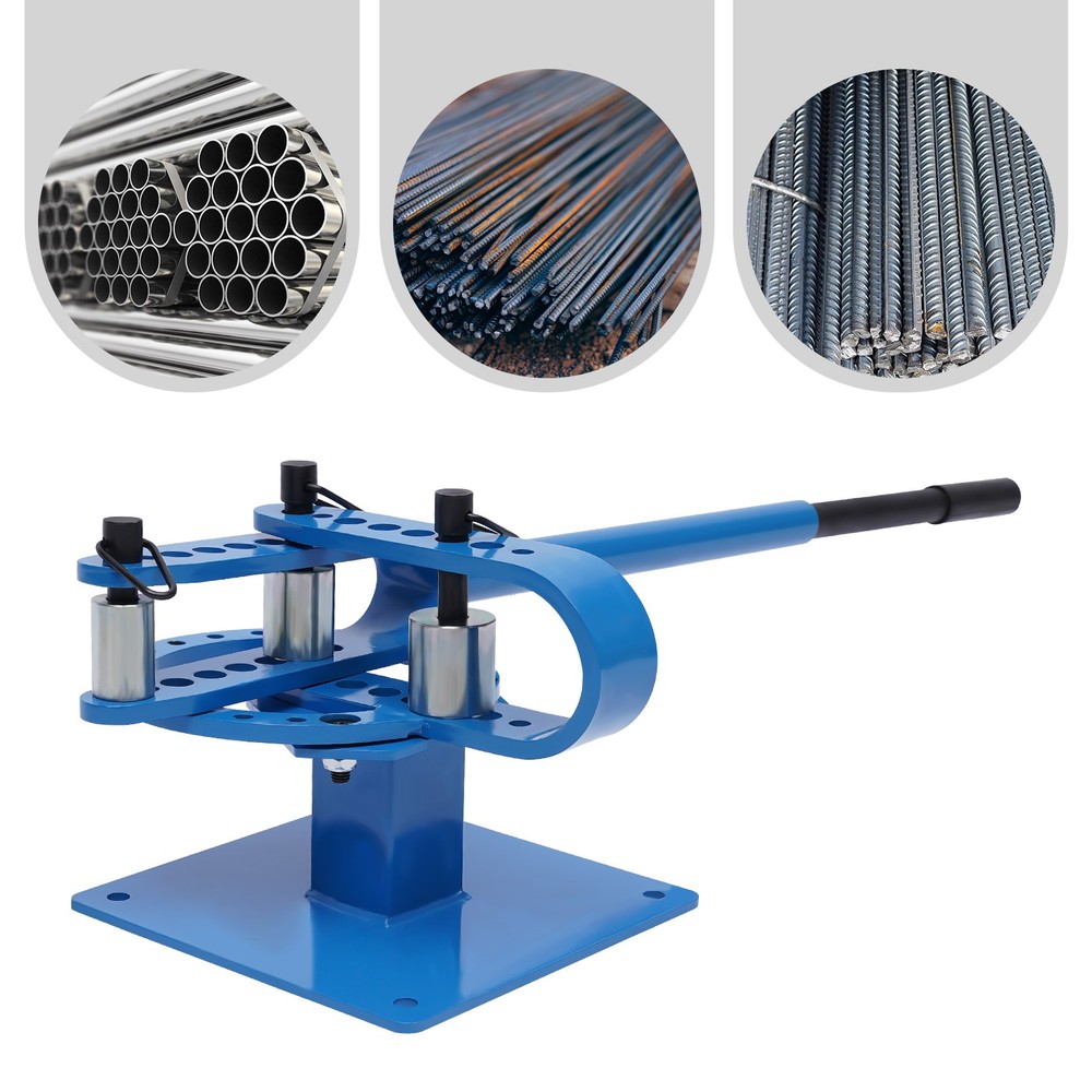 5/16&Prime; / 8 mm Pipe Tube Bender Manual Bench Bending Machine Tube Bender w/7 Dies