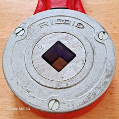 RIDGID D223 PIPE THREADER RATCHET 1 INCH SQUARE DRIVE FOR 141 161 HOG HEADS NOS