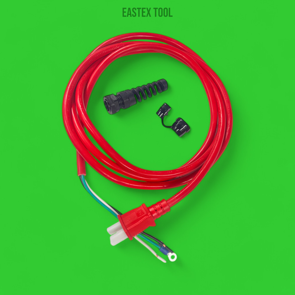 115V POWER CORD KIT WITH PLUG FOR RIDGID 700 PIPE THREADER FITS 31938, 89155