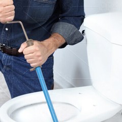 Supply Giant 3 Ft Toilet Auger Snake for Unclogging Toilets