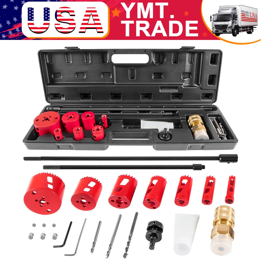 08350 DM3MECH Mechanical Hot Tapping Machine Kit for NPT with Hole Saws & Arbor