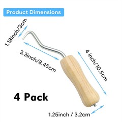4 Pack Automatic Rebar Tie Wire Twister Metal Wire Twisting Fence Tool